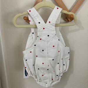 Old Navy White Star Print Kids Dress